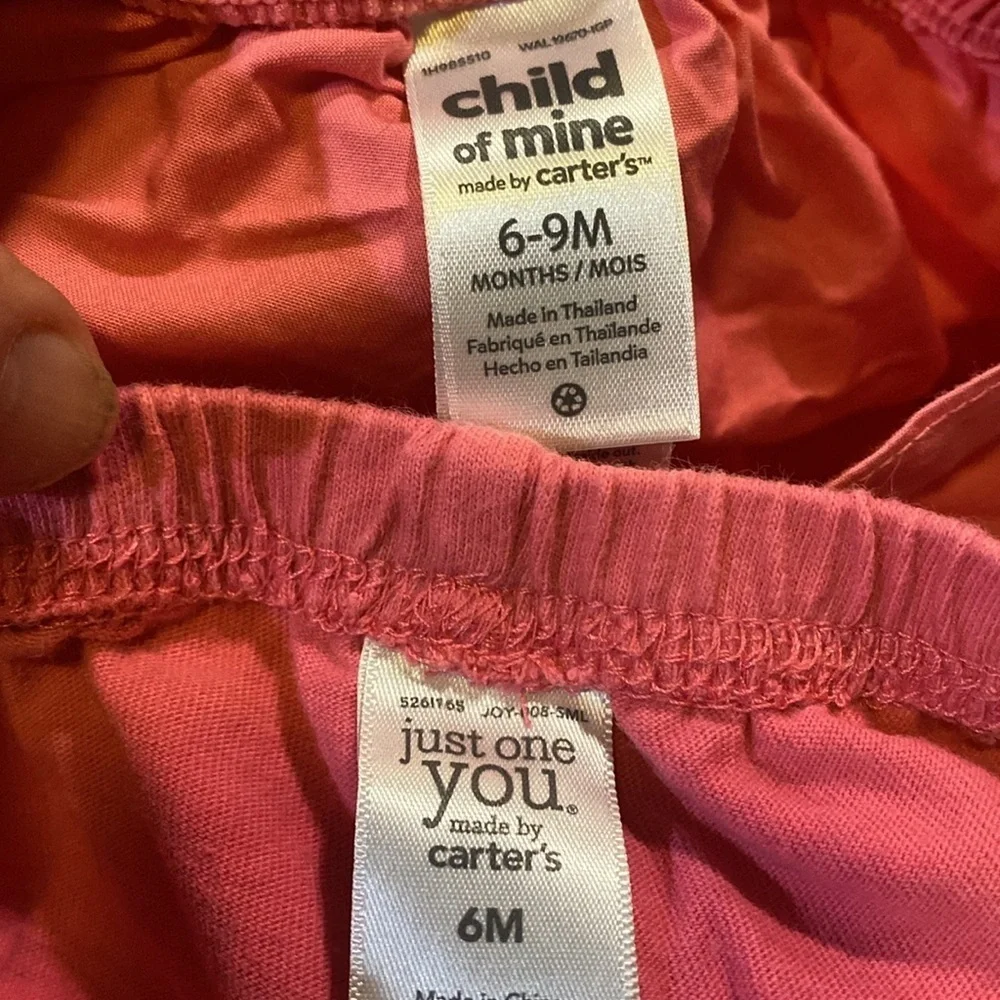 3/$20.  6-9 Month Girl’s Leggings